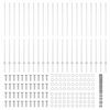 vidaXL Ograda s postovima Srebrno 1,5 x 50 m Čelik