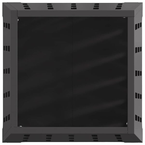 vidaXL Kamin Crna 50 x 50 x 70 cm Hladno valjana čelična