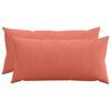 vidaXL Presvlaka za jastuk 2 pcs HEERLEN Crvena narančasta 40 x 70 cm
