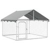 vidaXL Vanjski kavez za pse s krovom 200 x 200 x 150 cm