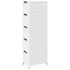 vidaXL Složiva kutija za pohranu kotačima 5razine 28L 48,5x29,5x139 cm