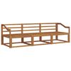 vidaXL Set vanjskih sofa 3 pcs Prirodna Čvrsto drvo akacije