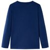 Dječja majica dugih rukava modra 128