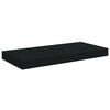vidaXL Plutajuća zidna polica crna 50 x 23,5 x 3,8 cm MDF