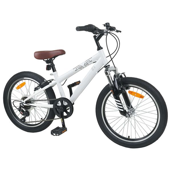 vidaXL Kids Mountain Bike 20 Inča 6-Speed za 5-8 godina Bijelo