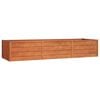 vidaXL Povi&scaron;ena vrtna gredica boja hrđe 240 x 80 x 45 cm čelik COR-TEN