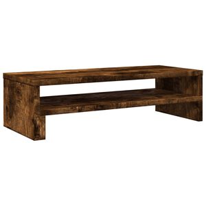 vidaXL Stalak za monitor boja dimljenog hrasta 54x22x15 cm drveni