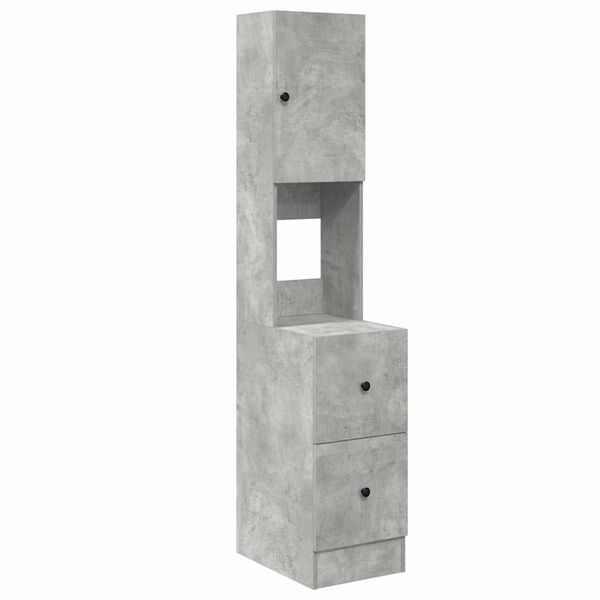 vidaXL Kuhinjski ormarić Siva 35 x 50 x 180 cm Konstruirano drvo