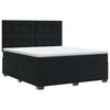 vidaXL Boxspring krevet s madracem Crna 140 x 190 cm Bar&scaron;un
