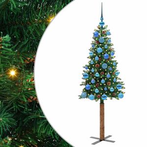 vidaXL Mr&scaron;avo božićno drvce Zelena 150 cm PVC i čvrsto drvo bora