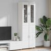 vidaXL Highboard FLORIN Bijelo 60 x 35 x 182 cm Konstruirano drvo