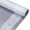 vidaXL Cerada Leno 260 g/m&sup2; 2 x 6 m bijela