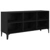 vidaXL Set TV komoda Zidne Crna 103,5 x 30 x 50 cm Konstrukcijsko drvo