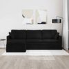 vidaXL Sofa Crna 198 x 134 x 80 cm Bar&scaron;un