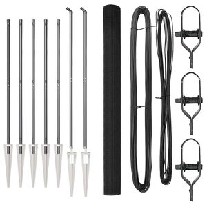 vidaXL Stup za ogradu Siva