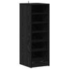 vidaXL Ormar za cipele 32 x 35 x 90 cm Konstruirano drvo Crni hrast