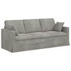 vidaXL Sofa 2 pcs Svijetlo siva 198 x 78 x 80 cm Bar&scaron;un