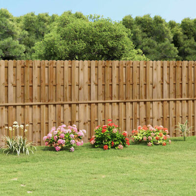 vidaXL Panel za ogradu od borovine 180 x 180 cm