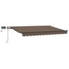 vidaXL Povlačivi tende Sivosmeđa 600 &times; 300 cm Tkanina i Aluminij