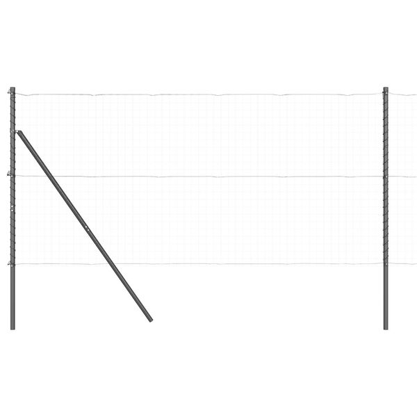 vidaXL Stup za ogradu 52 pcs Siva 3,2 x 3,2 x 170 cm