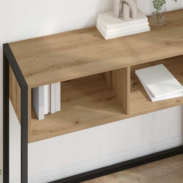 vidaXL Konačna Stolić Umjetnička hrastovina 100 x 36 x 75 cm