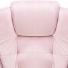 vidaXL Uredska stolica ružičasta bar&scaron;unasta