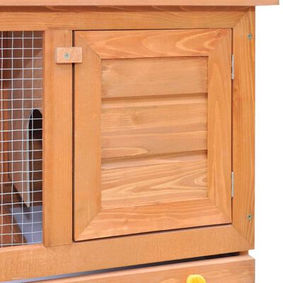 vidaXL Vanjski kavez kućica za male životinje i kućne ljubimce 1 drvena vrata