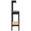 vidaXL Radne klupe s ladicama Crna 81 x 41 x 145 cm Konstruirano drvo
