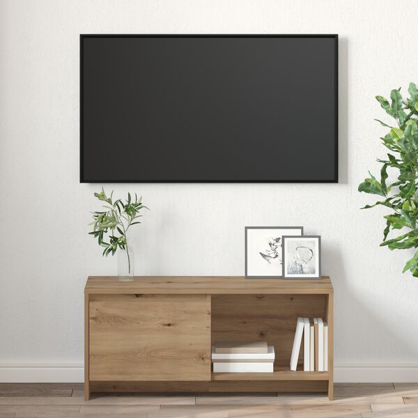 vidaXL Set TV komoda Zidne Umjetnički hrast 90 x 35 x 40 cm