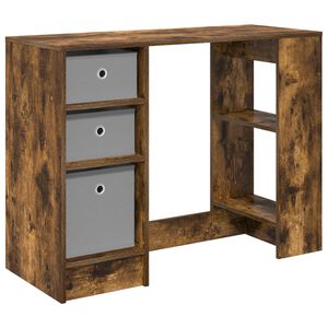 vidaXL Stol Dimljeni hrast 100 x 40 x 75 cm Konstruirano drvo