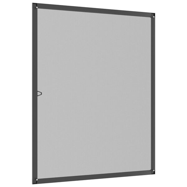 vidaXL Prozorski zaslon protiv insekata antracit 80 x 100 cm
