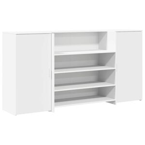 vidaXL Recepcijski stol Bijeli 200x50x103,5 cm Inženirsko drvo