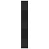 vidaXL Regal za knjige 5 razina crni 45x23,5x162,5 cm drveni