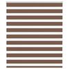 vidaXL Zebra zavjesa Smeđa 135x100 cm &Scaron;irina tkanine 130,9 cm Poliester