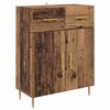 vidaXL Highboard Zidne Staro drvo 69,5 x 34 x 180 cm Konstruirano drvo