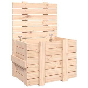 vidaXL Kutija za pohranu 58 x 40,5 x 42 cm od masivne borovine