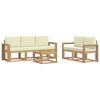 vidaXL Set vanjskih sofa 6 kom.