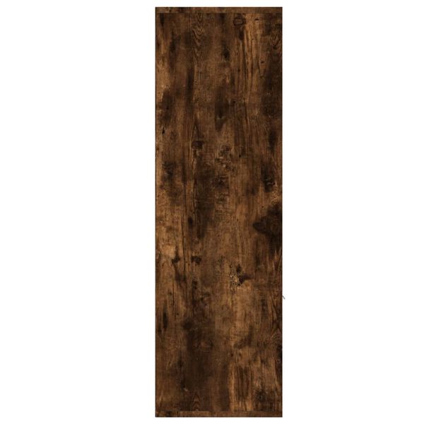 vidaXL Ormarić za knjige boja dimljenog hrasta 98 x 30 x 98 cm