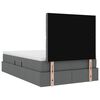 vidaXL Krevet s madracem i skladi&scaron;tem Tamno siva 120 x 200 cm