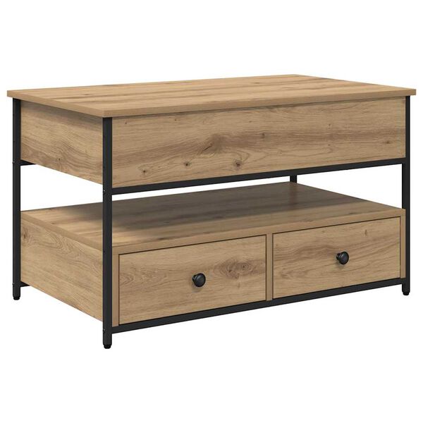 vidaXL Kava Stol Umjetnički hrast 85 x 50 x 50 cm Konstruirano drvo