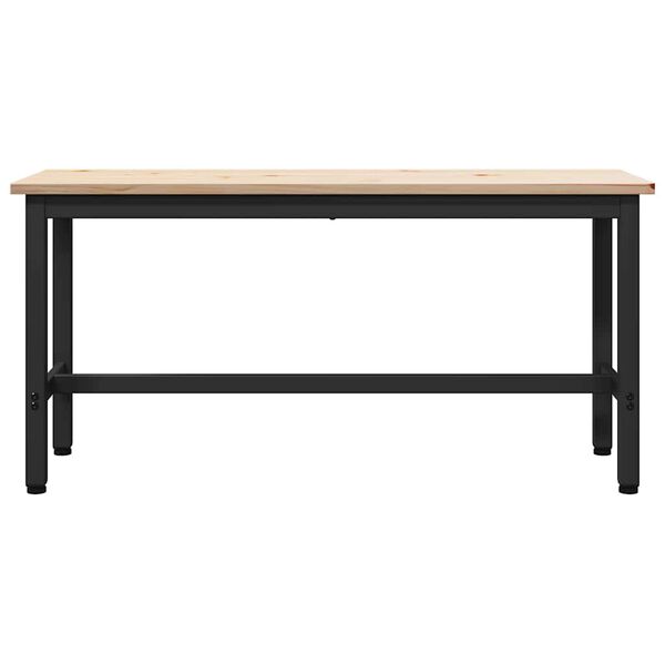 vidaXL Klupa za blagovanje Prirodna 100 x 32,5 x 49 cm