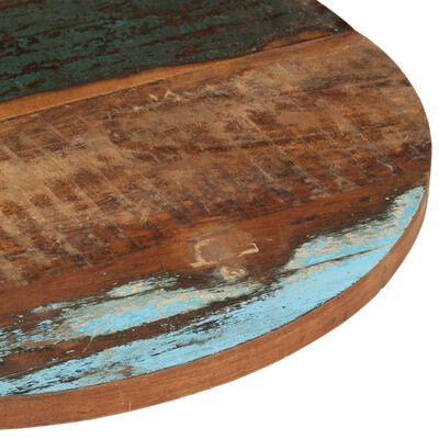 vidaXL Okrugla stolna ploča 70 cm 25 - 27 mm masivno obnovljeno drvo