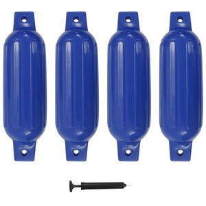 vidaXL Bokobrani za brod 4 kom plavi 41 x 11,5 cm PVC