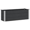 vidaXL Povi&scaron;ena vrtna gredica Crna 150 x 50 x 54 cm WPC i aluminij