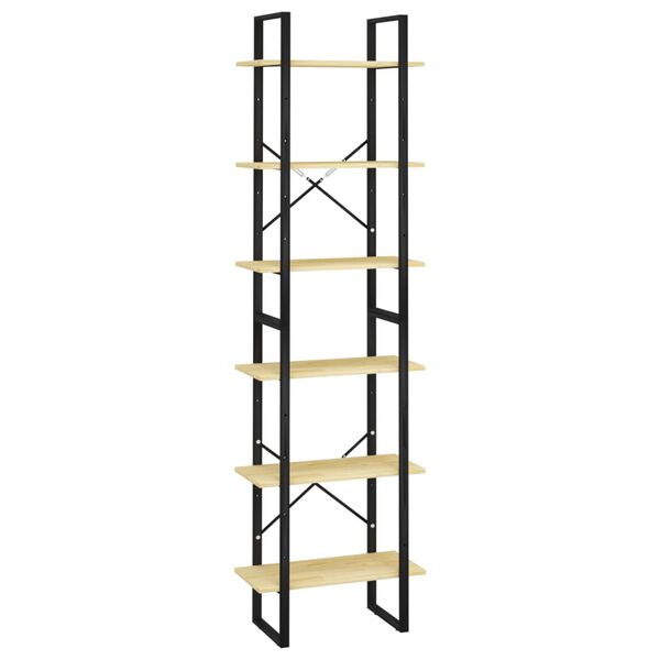 vidaXL Police za pohranu 60 x 30 x 210 cm od masivne borovine