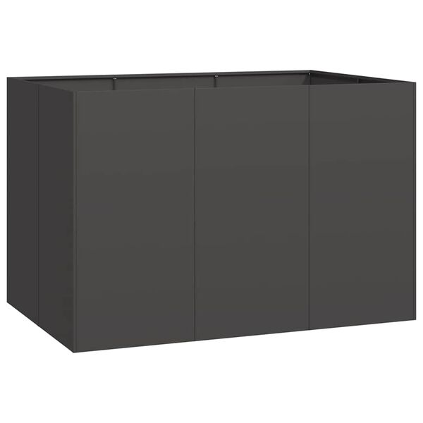 vidaXL Sadilica crna 120x80x80 cm od čelika