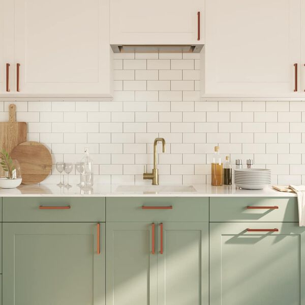 vidaXL Ručke za ormarić 10 kom brončane 160 mm od nehrđajućeg čelika