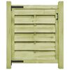 vidaXL Vrtna vrata od impregnirane borovine 100 x 100 cm zelena