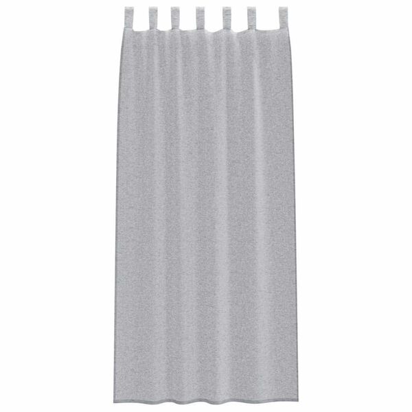 vidaXL Voile zavjesa 2 pcs Tamno siva 225 x 140 cm Poliester