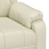 vidaXL Fotelja na podizanje od umjetne kože krem